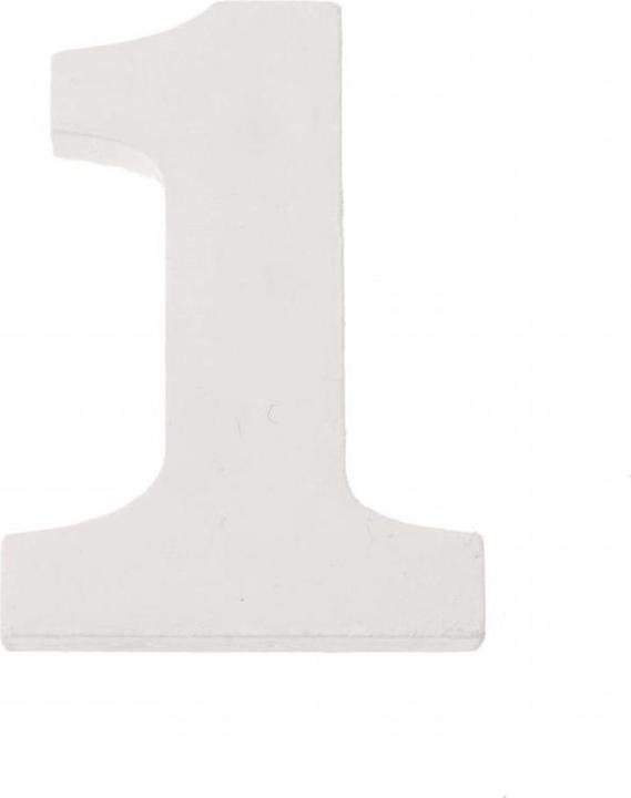 Image du produit Glorex Zahl 1 MDF 5,5x0,9cm 1St
