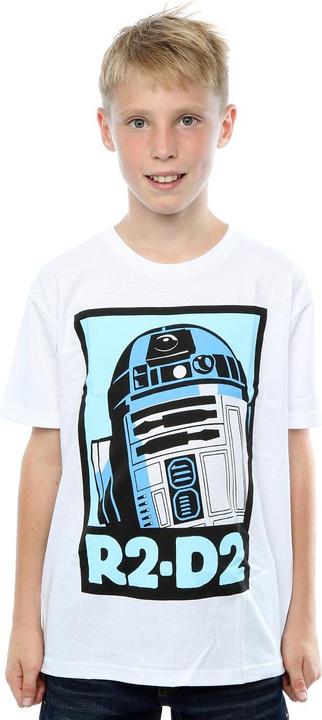Immagine prodotto Star Wars R2-D2 Poster Maglietta Ragazzi (152, 158)