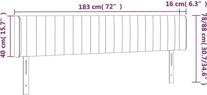 Immagine prodotto VidaXL Aneska (183 x 16 x 88 cm)