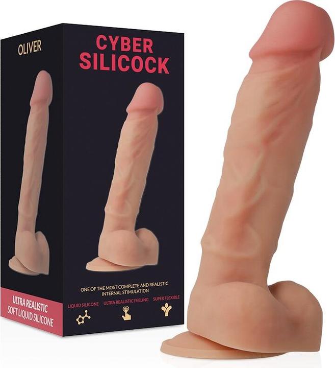 Cyber Silicock Oliver Realistico Silicona Liquida 19 cm