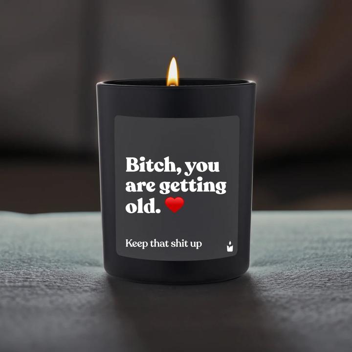 Image du produit Chatty Candles Bougie parfumée Flowery Bitch, you are getting old.