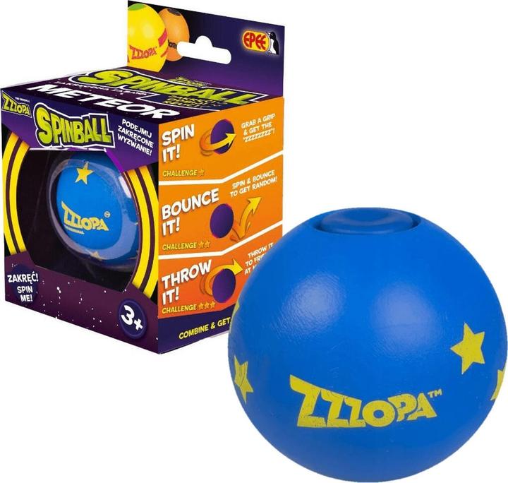 Produktbild EPEE Spinball Ball Blue fun with a yellow meteor (9.50 cm)