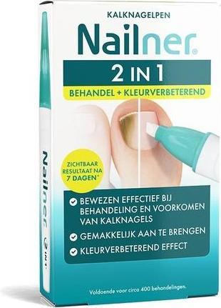 Immagine prodotto Nailner Trattamento per unghie alla calce 2 in 1 Penna per unghie alla calce - Contiene 2 penne