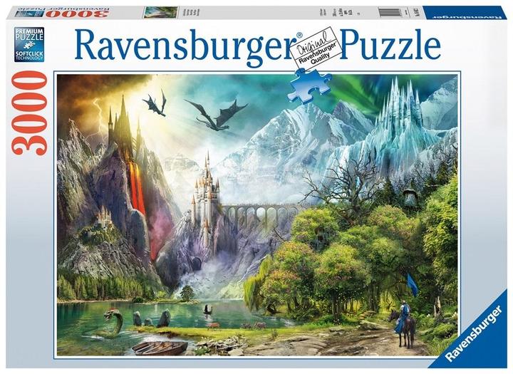 Productafbeelding Ravensburger Dragon Ride puzzel 3000 stukjes (3000 onderdelen)