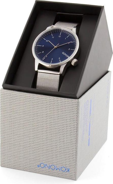 Immagine prodotto Komono Orologio "Winston" - Argento reale / Blu (41 mm)