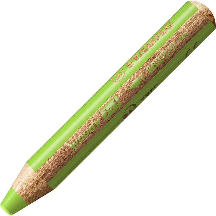 Immagine prodotto STABILO matita colorata woody 3 in 1 (Verde chiaro, 1 x)