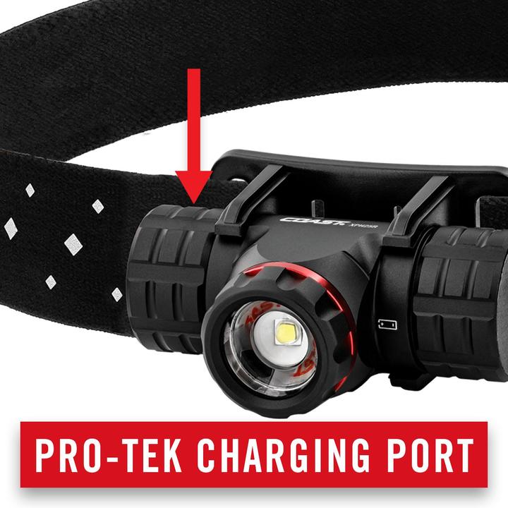 Immagine prodotto Coast XPH25R Lampada frontale ricaricabile (410 lumen) con indicatore di batteria - in blister - (410 lm)