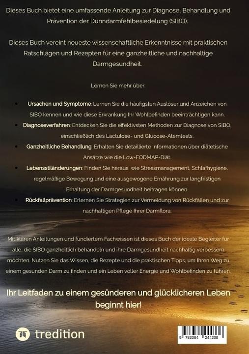 Produktbild Der Weg zur Darmgesundheit: SIBO ganzheitlich behandeln (Deutsch, Kim W. Sommer, 2024)