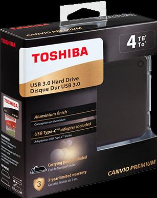 Actual product image Toshiba Canvio Premium (4 TB)