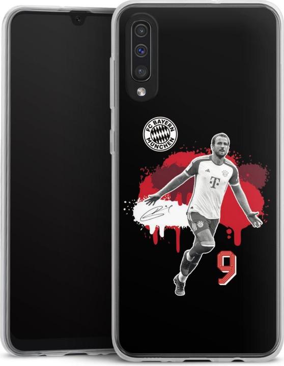 Produktbild DeinDesign Slim Case für Samsung Galaxy A50 Silikon Hülle Ultra Dünn Handyhülle FC Bayern München Offizielles (Samsung Galaxy A50)