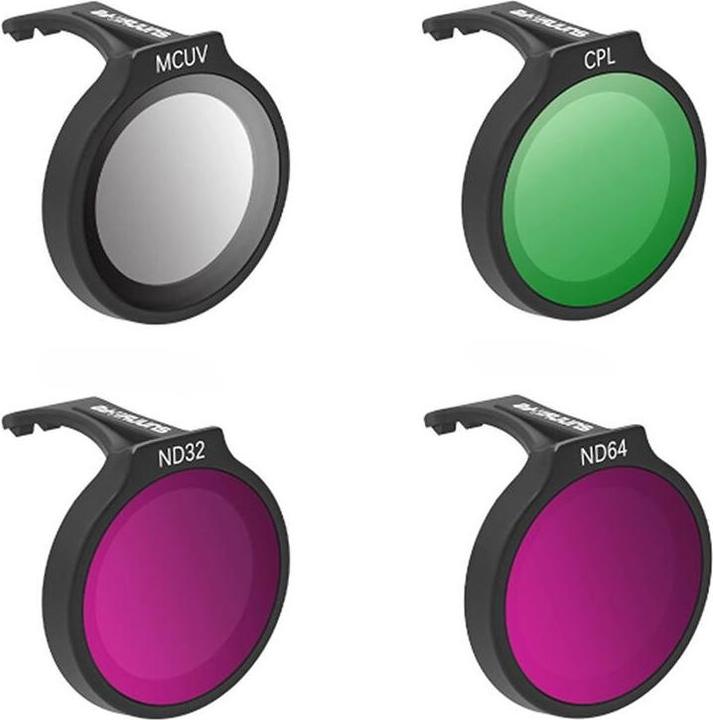 Sunnylife set of four filters for DJI Neo MCUV+CPL+ND32+ND64 (Drohnen Filter, DJI Neo)