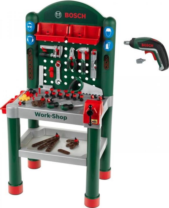 Actual product image Theo Klein Bosch workbench incl. Ixolino cordless screwdriver