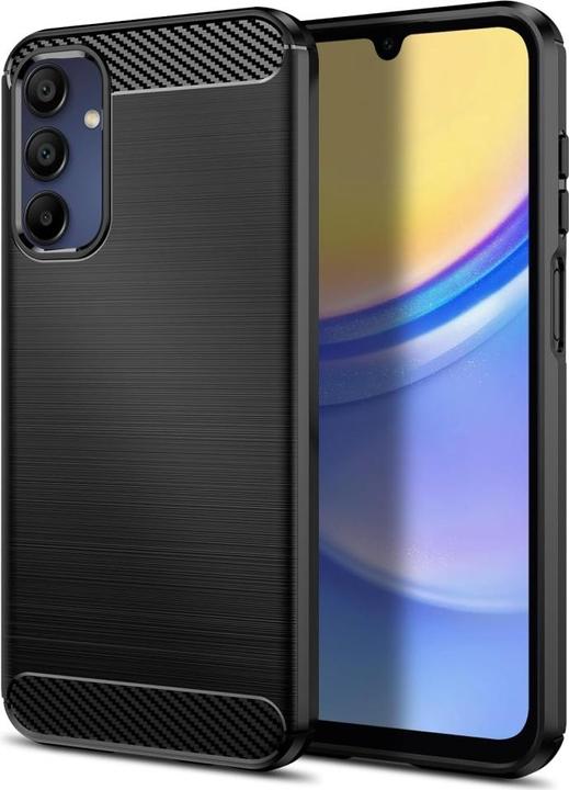 Screenguard Samsung Galaxy A15 5G Hülle Carbon Brushed Soft TPU (Samsung Galaxy A15 5G)