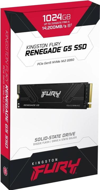 Produktbild Kingston FURY Renegade G5 (1024 GB, M.2 2280)