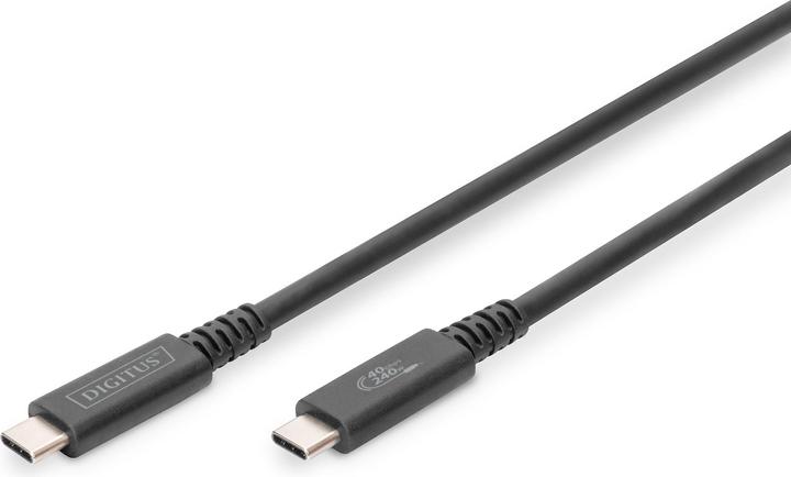 Digitus USB 4.0 Typ-C Anschlusskabel (0.80 m, USB 4.0, 100 W)