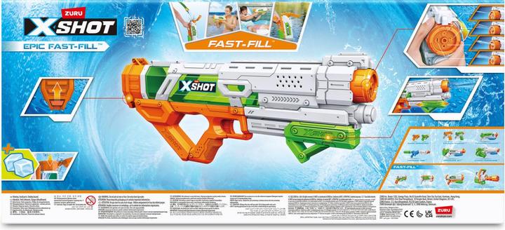 Image du produit Xshot Pistolet à eau X-Shot Fast Fill, 1000ml (Réservoir intégré)