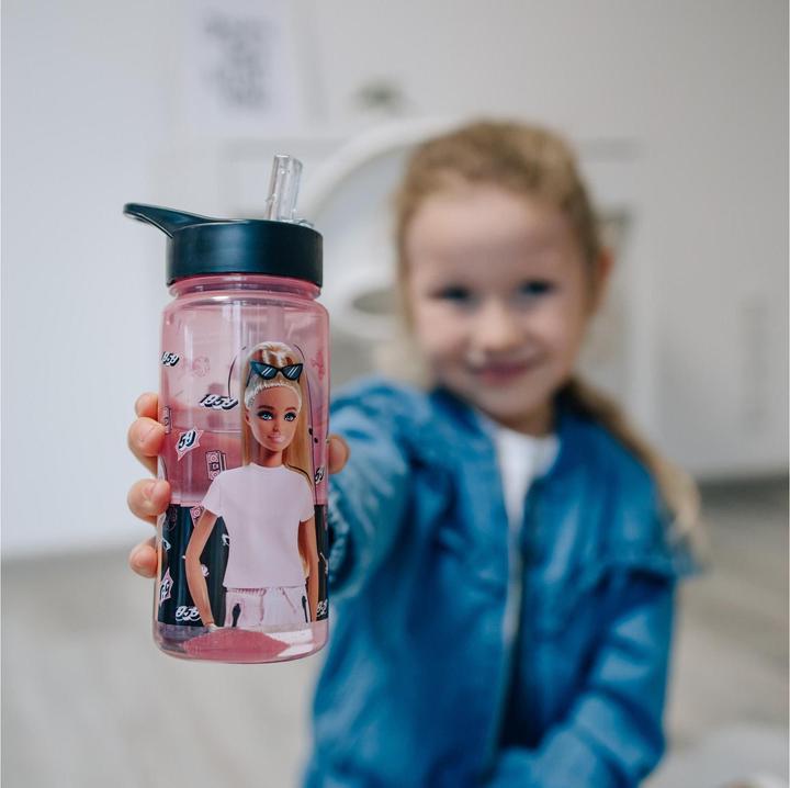 Actual product image Scooli Barbie 500 ml drinking bottle, pink/black (0.50 l)