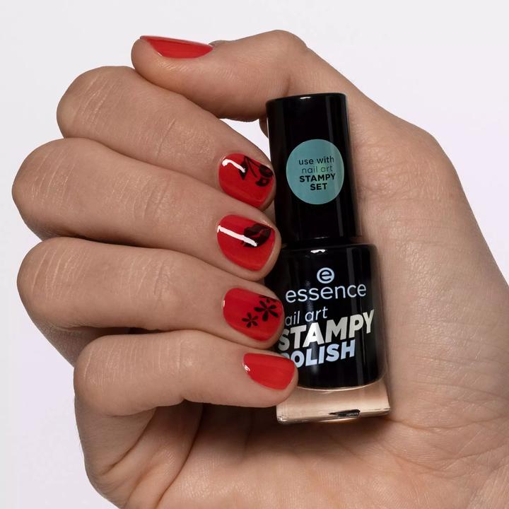Actual product image essence Nail polish Nail Art Stampy Polish 01 Perfect match (01 Perfect match, Colour paint)