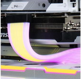 Actual product image Lian-Li Strimer Wireless 2x 8-Pin CPU-Kabel (RGB)