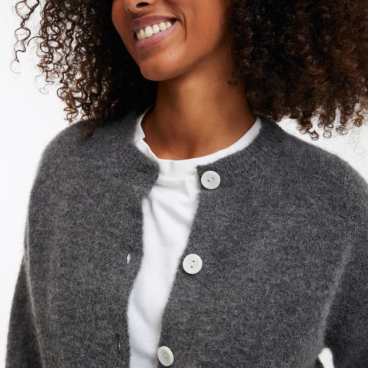 Actual product image La Redoute Collections Cardigan mit rundem Ausschnitt (XL)