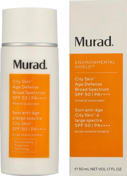 Productafbeelding Murad City Skin Age Defense Zonnebrandcrème SPF 50 I PA++++ 50 ml (Zonnecrème gezicht, SPF 50, 50 ml)