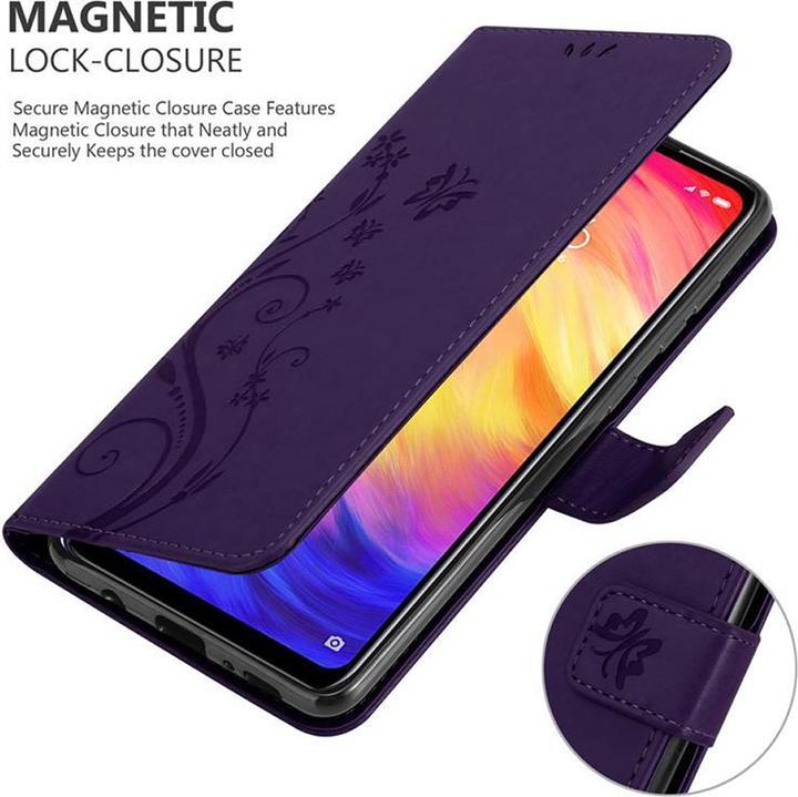 Produktbild Cadorabo Flower Book Cover (Xiaomi Redmi Note 7)