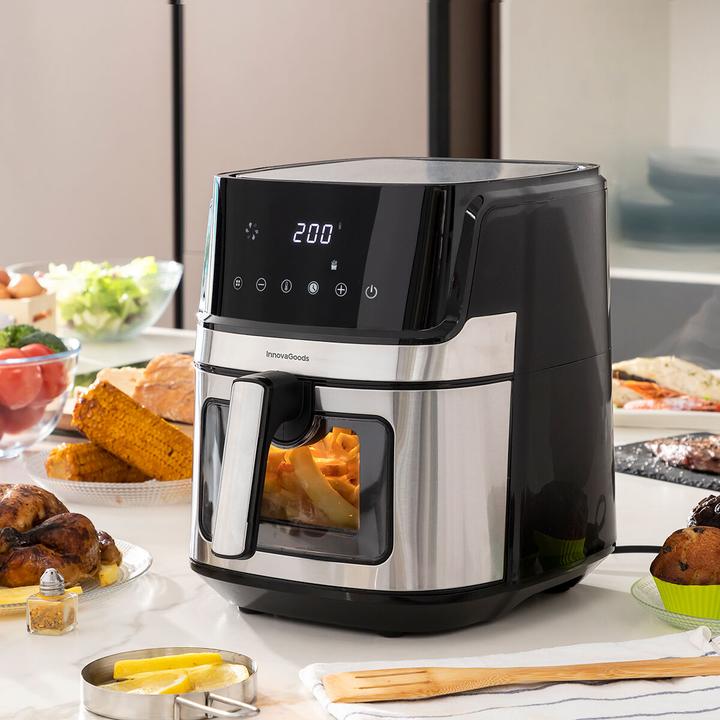 Actual product image InnovaGoods Hot air fryer Fryinn View 6500 1700 W 6.5 L Noble (EU plug)