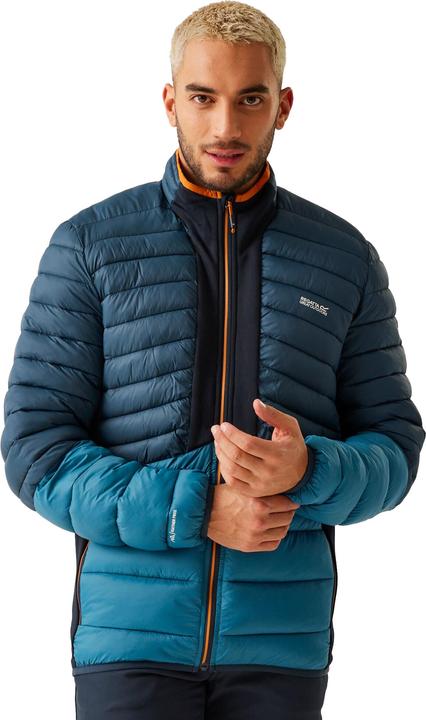 Actual product image Regatta Mens Leedre Colour Block Hybrid Jacket (S)