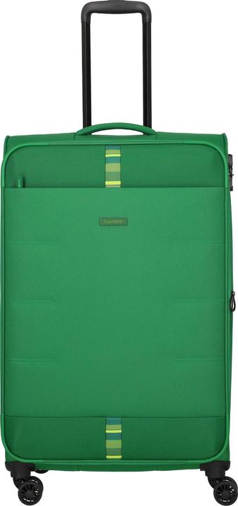 Actual product image Travelite Rügen 4-wheel suitcase set, 3-piece with stretch fold (90 l, XL (from 140l))