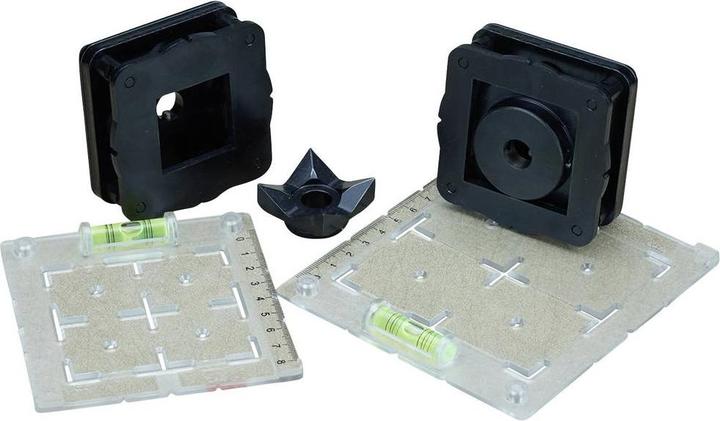 Actual product image Toolcraft TO-9610284 Stanzeinsätze Stanzformen: Ø22-34,3mm (Rundes Loch), Quadr