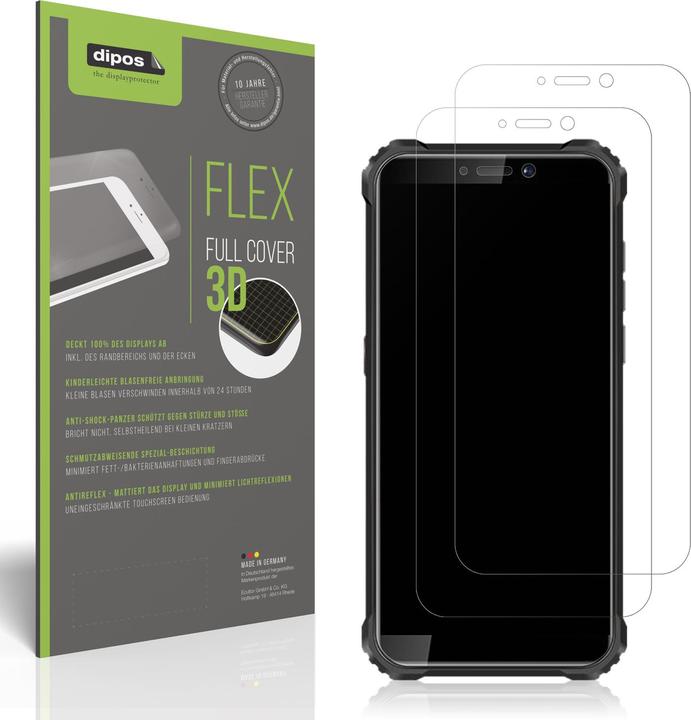 Actual product image Dipos Full Cover Screen Protector Matte (1 Piece, Oukitel WP5)
