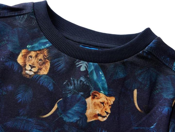 Immagine prodotto VidaXL Felpa da bambino blu navy 116,Materiale: 95% cotone. 5 (116)