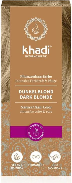 Khadi Pflanzenhaarfarbe (Dunkelblond)