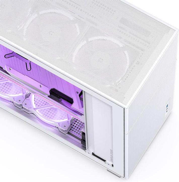 Actual product image Jonsbo D41 MESH White (mATX, DTX, Mini-ITX, ATX)