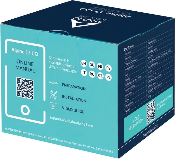 Produktbild Arctic Alpine 17 CO (77 mm)