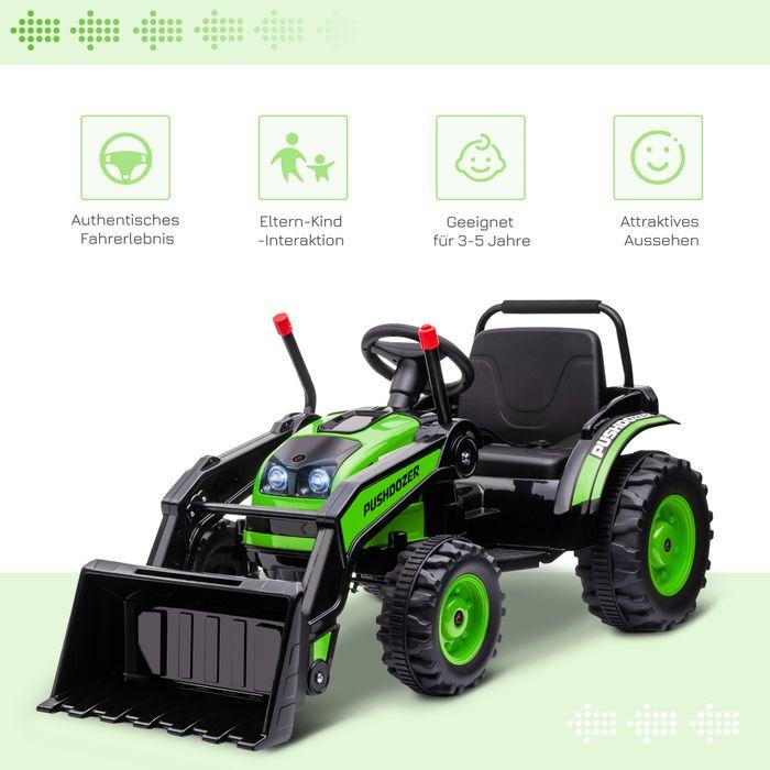 Produktbild Swisshandel24 Kinder Elektrobagger Sitzbagger für Kinder Aufsitzbagger Geländewagen traktor elektrisch zum Fahren