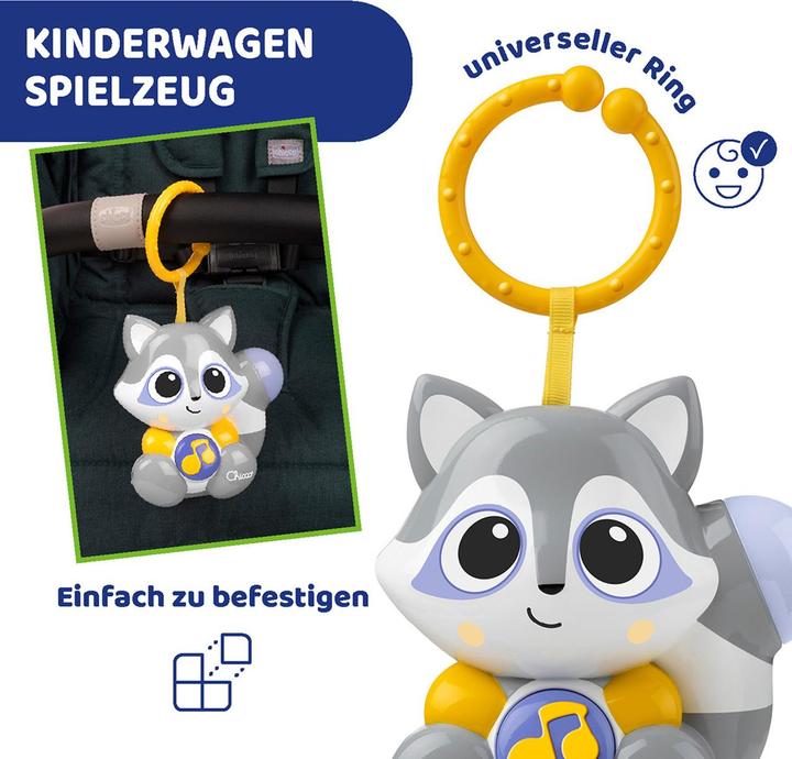 Actual product image Chicco Smoky the raccoon