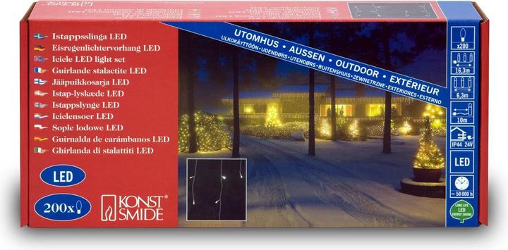 Produktbild Konstsmide LED Lichtervorhang Eisregen (16.30 m)