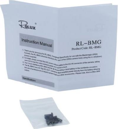 Actual product image Rolux V-Mount Battery Holder RL-BMG for Black Magic URSA (1 pcs.)