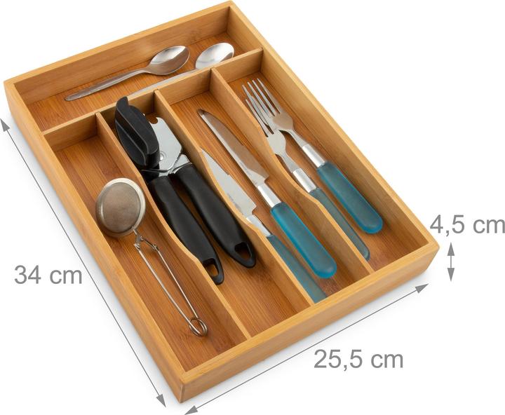 Actual product image Relaxdays Cutlery tray