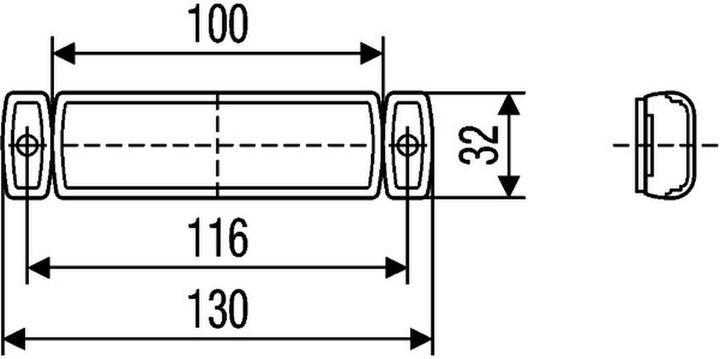 Produktbild Hella Positionsleuchte vorne LED 2PG 011 422-091