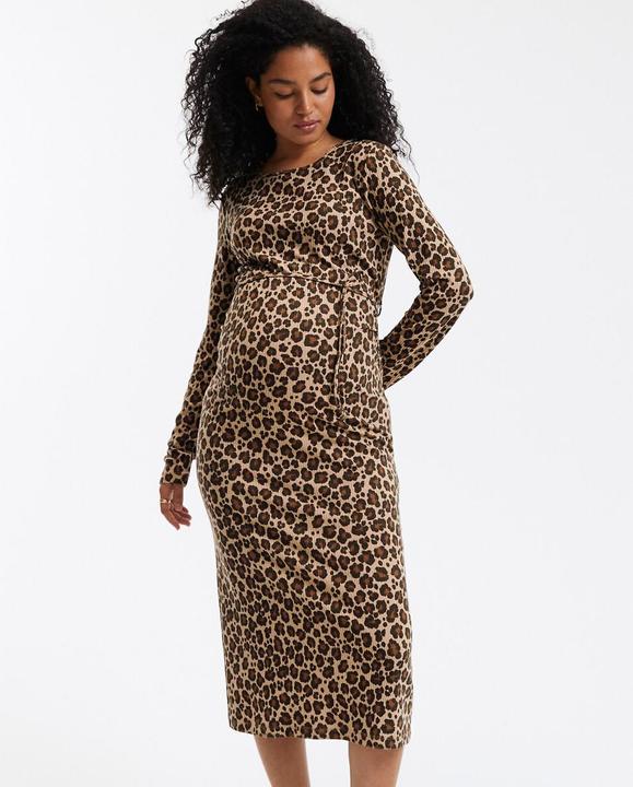 La Redoute Collections Umstandskleid aus Jersey mit Leopardenprint
