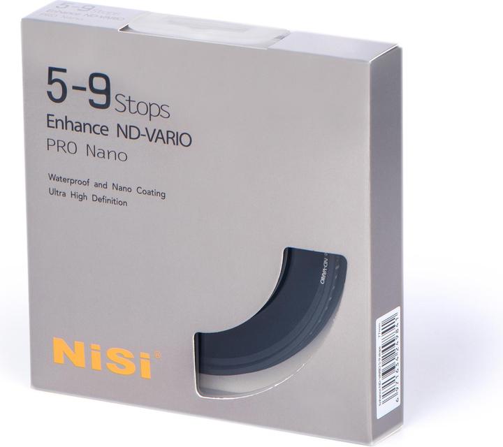 Actual product image Nisi Gray filter Vario Enhanced Pro Nano 5-9 stops 40.5 mm (40.50 mm, Neutral density filter, 40.50 mm)