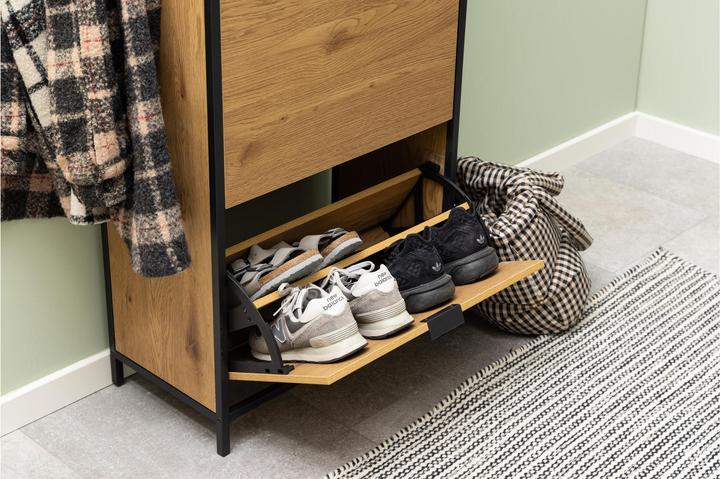 Actual product image AC Design Seaford shoe cabinet (129 x 56 x 30 cm)