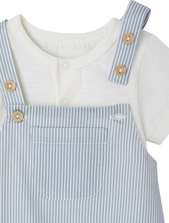 Image du produit Vertbaudet Baby-Set: Kurzoverall, Body & Halstuch (62)