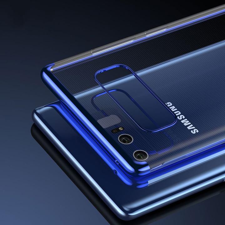Produktbild König Design Handy Hülle Schutz Case für Samsung Galaxy Note 8 Durchsichtig Transparent Rot (Samsung Galaxy Note 8)