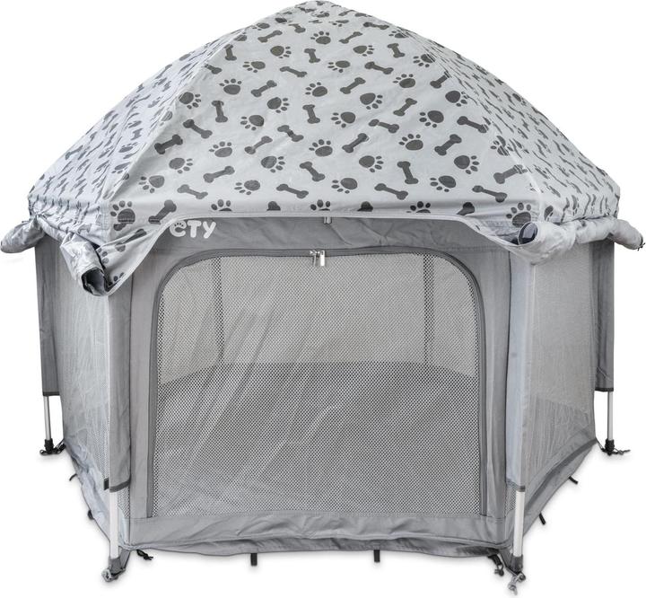 Pety Couverture Plus pour parc à bébé Grand, Anthracite/Noir