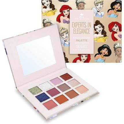 Actual product image Mad Beauty Pure Princess Eyeshadow Disney Twelve Shade Palette With Mirror Self-Care Cosmetic Gift Belle Ariel