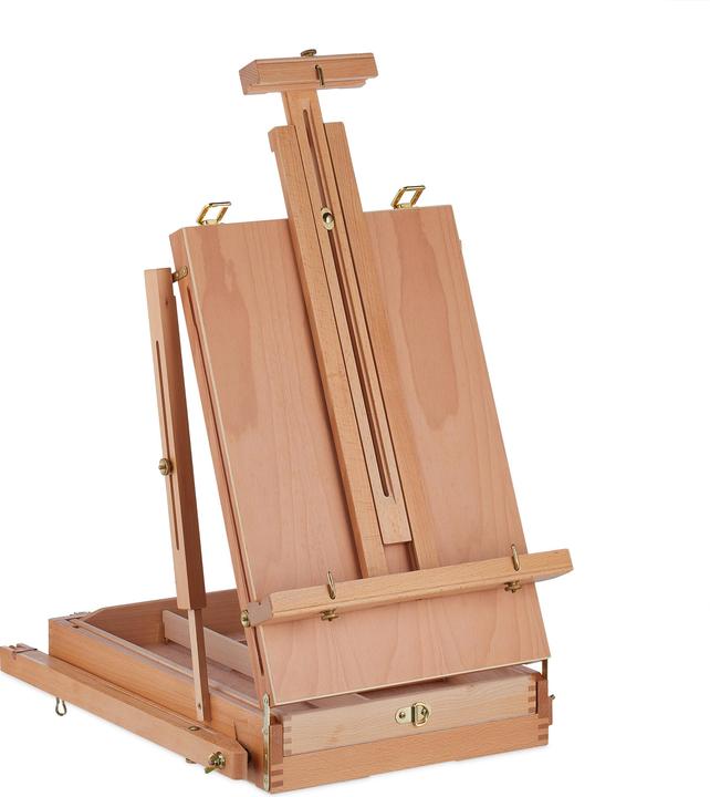 Actual product image Relaxdays Suitcase easel