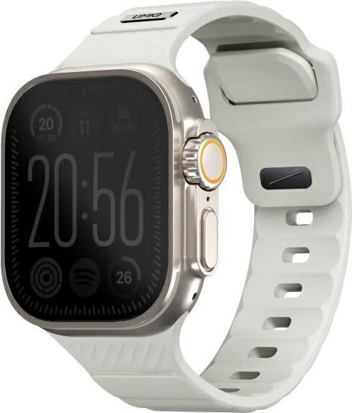 Image du produit Uniq Stride SE Apple Watch strap 49/46/45/44mm FKM Rubber Strap lume (Aluminium, Bande en caoutchouc FKM)